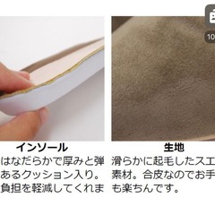 【新品・未使用】スゥエード　パンプス　サイズSの画像