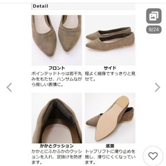 【新品・未使用】スゥエード　パンプス　サイズSの画像