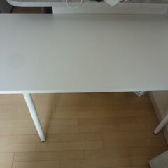 イケア / IKEA トロッテン天板 (140×80×2cm) & ADILS(オディリス) 長さ70CM 4本セット美品の画像