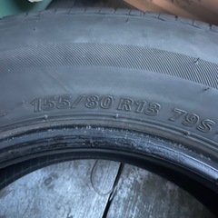 29日まで　BRIDGESTONE ネクストリー　155/80R13 夏タイヤの画像