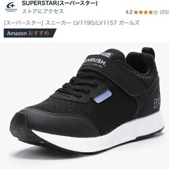 新品　ムーンスター19.5 ラブラッシュ」シリーズのキッズスニーカー。