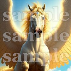 ペガサス・ユニコーン・AI写真・５枚セット！の画像
