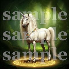 ペガサス・ユニコーン・AI写真・５枚セット！の画像