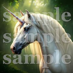 ペガサス・ユニコーン・AI写真・５枚セット！の画像