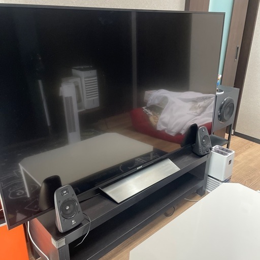 18年SONY65型液晶テレビ　シアタースピーカー付き。、