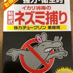 イカリ消毒の粘着式ネズミ捕り　強力チュークリン