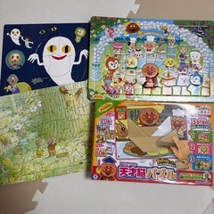 決定しました🍀アンパンマン天才脳パズル1つ、紙パズル3枚