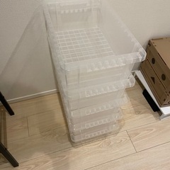  コンテナボックス クリア 5個セット 