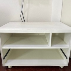 テレビ台　ホワイト　小さめ