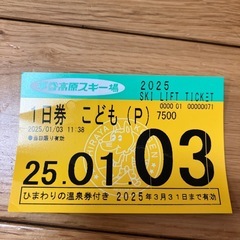 ひまわりの湯入浴券　こども