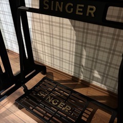 アンティークミシン脚デスク シンガー