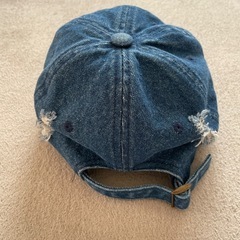 デニムキャップ帽の画像