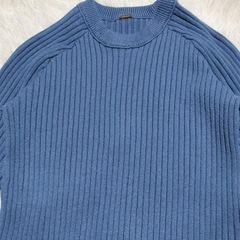 ミラオーウェン リブニットワンピース フリル袖 ロング M Lの画像