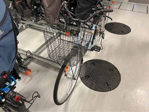 【土日で破棄】自転車　ママチャリ　水色　26インチ