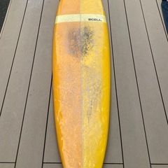 （ジャンク）SCELL ミッドレングス 6'8" イエロー