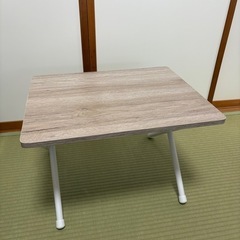 【美品！】山善　折りたたみローテーブル
