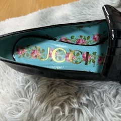 グッチ マーモントローファーパンプスフリンジエナメルフローラ