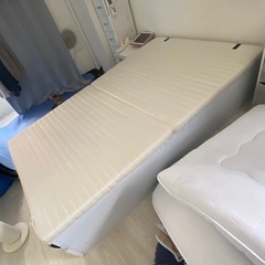 【無料】大容量収納付セミダブルベッド