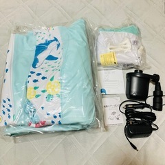 ビニールプール ポンプ付き ユニコーンの装飾 240cm 大型プール おうちプール　の画像