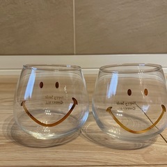 ニコちゃんのペアグラス