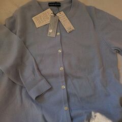 高島屋　カシミヤカーディガン　未使用品の画像