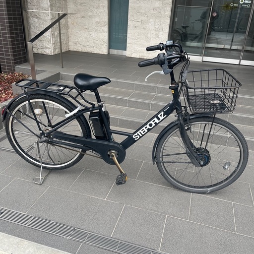 電動アシスト自転車(ブリヂストンSTEPCRUZ) 26インチバッテリー9.6Ah