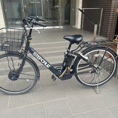 電動アシスト自転車(ブリヂストンSTEPCRUZ) 26インチバッテリー9.6Ahの画像