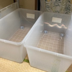 衣装ケース２つの画像