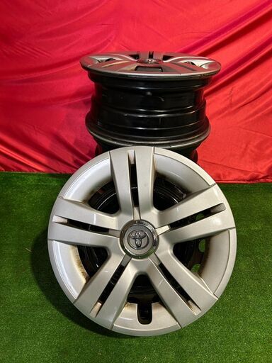 TOYOTA純正鉄チンスチールホイール15インチ 6J PCD114.3 5穴