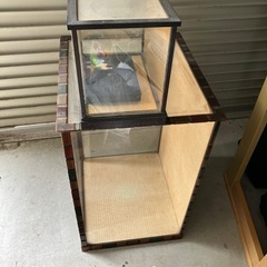 2個セット　アンティーク　コレクションケース　の画像