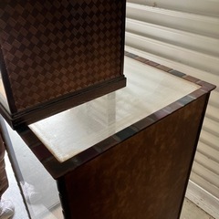 2個セット　アンティーク　コレクションケース　の画像