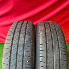 MAZDA　純正　鉄チン　15インチ 6J PCD114.3 5穴　ブリジストン　エコピア×2本　MAXRUN×2本 195/65R15の画像