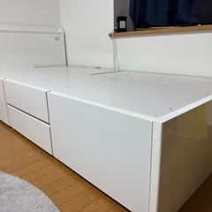 ニトリシングルベッドフレーム　おまけマット付き