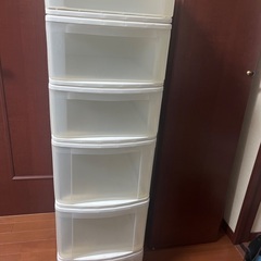 収納ケース6段　白