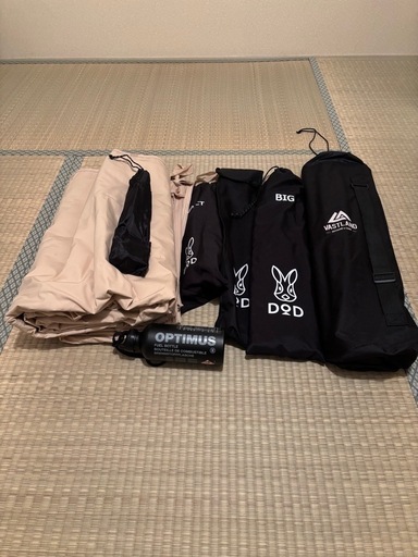 【断捨離】タープセットとランタンスタンド