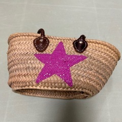 星印⭐️付き　かごバック