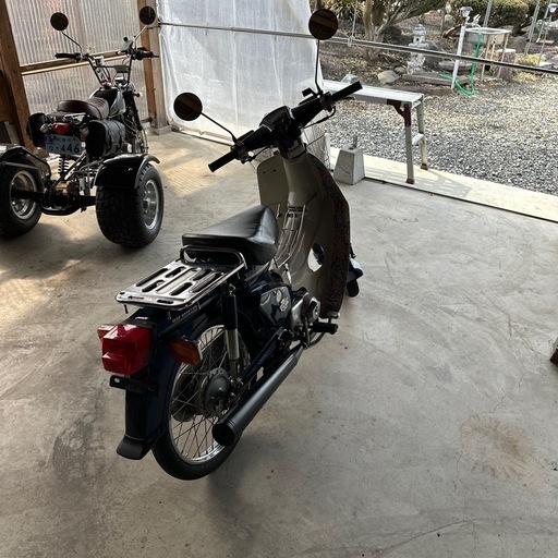 交渉中】カブカスタム50 エンジン載せ替え済み 実働すぐ乗れます