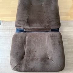 アイリスプラザ 座椅子 ブラウン ポケットコイル入りの画像