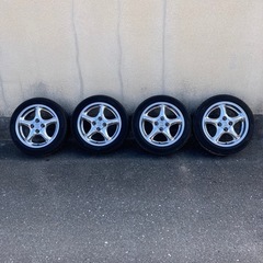 15インチ　クロームメッキ　6J PCD100 4穴　オフセット...