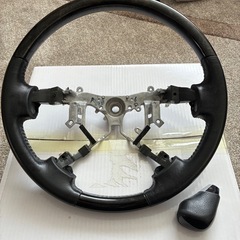 ハイエースダークプライム2純正ステアリングシフト ノブセット！！