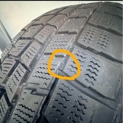 スタッドレスタイヤ 17インチ X3816 X4614 タイヤ2本のみの画像