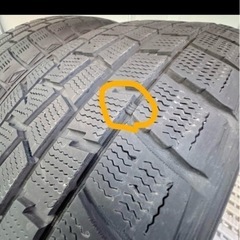 スタッドレスタイヤ 17インチ X3816 X4614 タイヤ2本のみの画像