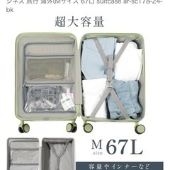 【値段交渉】ARIAMARU スーツケースの画像