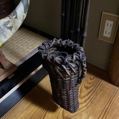 和風竹の花差しの画像