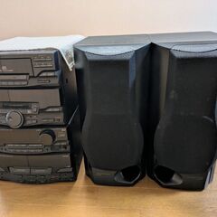 4/23値下げしました！　新生活で。　KENWOOD コンポ　動...