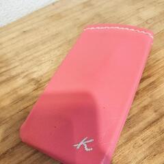 キタムラ★本革メガネケース　もも色♫6300円