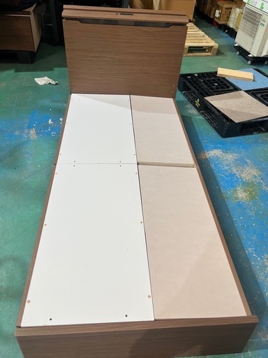 【ご成約】
ニトリ シングルベッド N-sleep Hard マットレス  ベッドフレーム セット 収納付 AC電源付