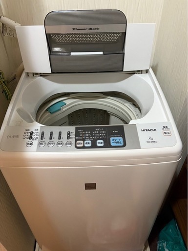 洗濯機 日立　7kg 白い約束 NW-Z79E3