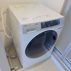 AQUA 12kg ヒートポンプ式ドラム式洗濯乾燥機 洗剤自動投入
