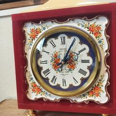 昭和レトロ★トランジスタクロック　タイル付き　チクタクモダン置き時計 昭和レトロ☆トランジスタクロック タイル付き チクタクモダン置き時計